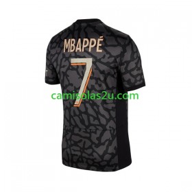 Camisolas de futebol Paris Saint-Germain Kylian Mbappé 7 Equipamento 3ª 2023/24 Manga Curta